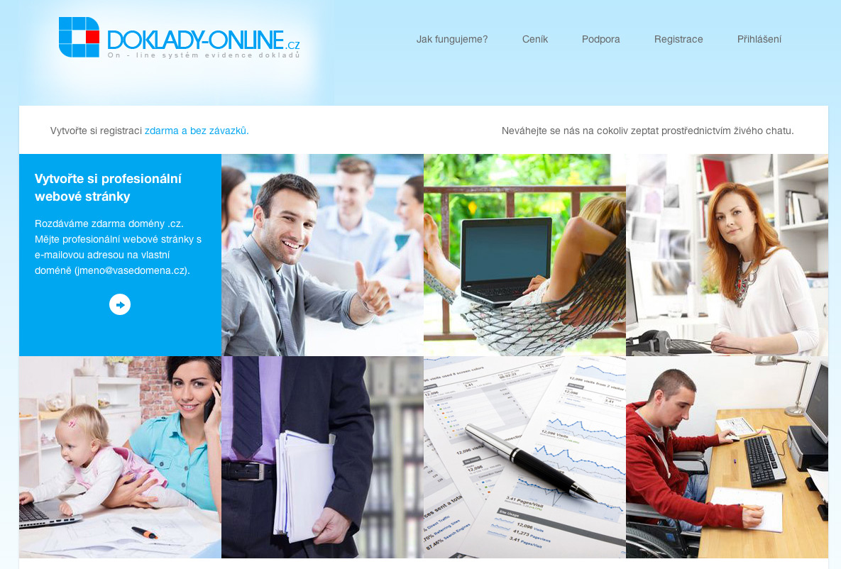Sloučení se službou dokladyonline.cz Sloučení se službou dokladyonline.cz