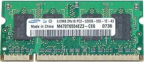SODIMM DDR2 pro notebooky SODIMM DDR2 pro notebooky