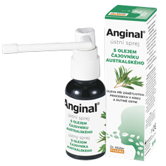 Anginal® ústní sprej s Tea Tree Oil - NOVĚ jako ZDRAVOTNICKÝ PROSTŘEDEK