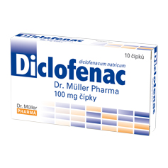 Diclofenac Dr. Müller Pharma 100 mg čípky
