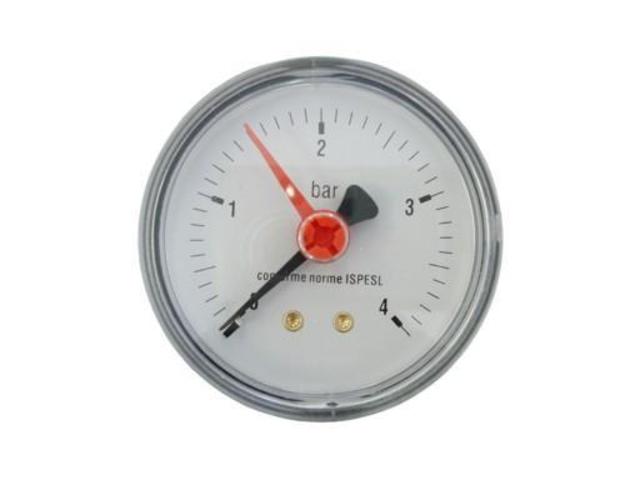 Manometr typ HZ 63, výv.zadní 1/4",0 - 4 bary