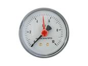Manometr 119Z,pr.63mm,0-10 bar,zadní 1/4",(pro RV)