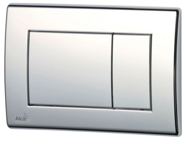 Alcaplast tlačítko kompletní chrom lesk - M271