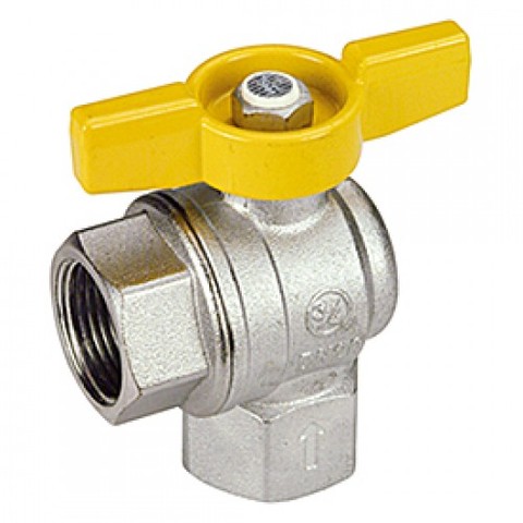 Giacomini R783 kulový kohout plyn rohový motýl DN20 - 3/4"