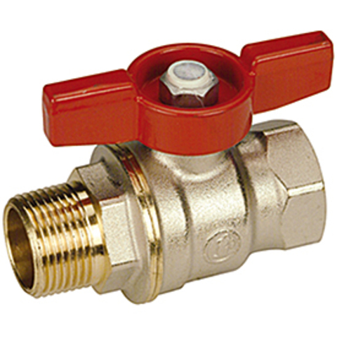 Giacomini R914 kulový kohout voda páka vnitřní/vnější DN25 - 1"