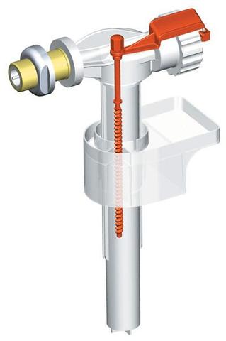 Napouštěcí ventil boční 3/8"kovový závit
