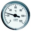 Teploměr rovný T 80/50, 0-120 C vč.jímky