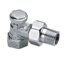 Regulační šroubení Regutec 1/2" rohové, ponikl.