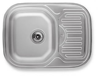 Dřez s odkapem 48x64 přepad