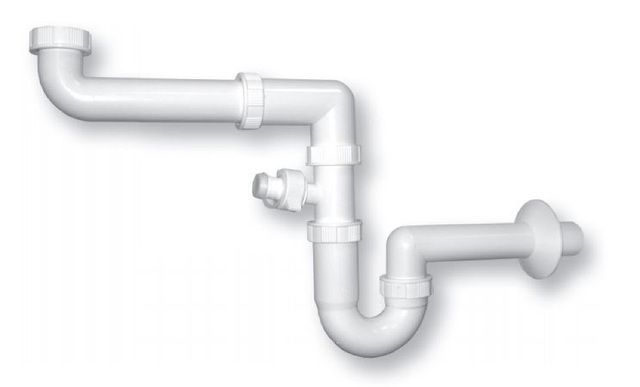 Sifon U úsporný 40, 6/4" matka prač.výv.