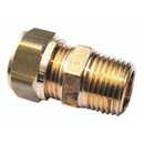 Bugatti Valvofer spojka přímá A 1" s vnějším zavitem pro ocelové trubky, plyn PN16/mosaz