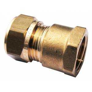 Bugatti Valvofer spojka přímá I 1" s vnitřním zavitem pro ocelové trubky, plyn PN16/mosaz