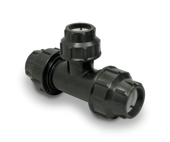 T-kus redukovaný TR 50 x 40 x 50 svěrný, plast