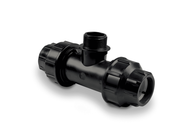 Spojka plastová T kus TA 40 x 5/4"