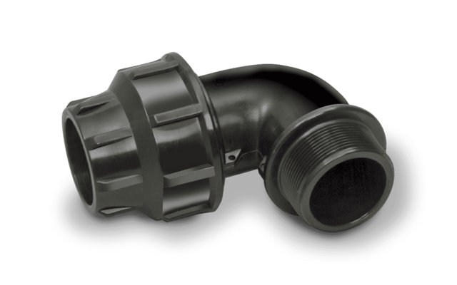 Koleno WA 50 x 6/4"s vnějším závitem, plast