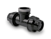 T-kus TI 25 x 1/2"x 25 s vnitřním závitem, plast