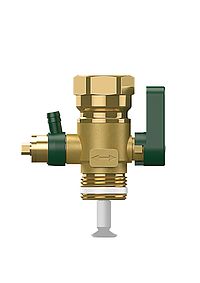 Flowjet G 3/4 - uzavírací armatura se zajištěním a vypouštěním pro expanzní nádoby