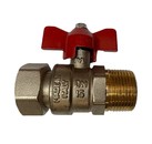 Kulový kohout přímý MF 1/2" s převlečnou maticí, chrom