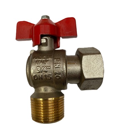 Kulový kohout rohový MF 3/4" s převlečnou maticí, chrom