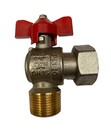 Kulový kohout rohový MF 3/4" s převlečnou maticí, chrom