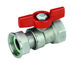 Kulový uzávěr R 251P s převlečnou maticí 1/2"x3/4" Chrom