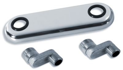 Redukce s krytkou k vodovodním bateriím  (100-150mm) chrom