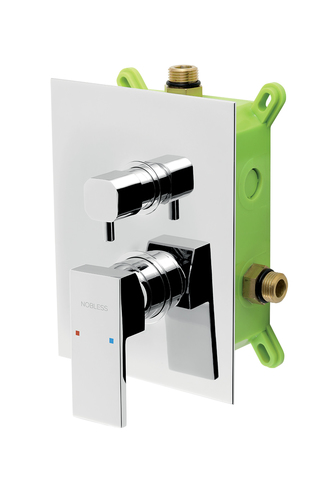 Podomítková baterie s boxem 2 vývody, EDGE