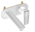 UMYVADLOVÁ, DŘEZOVÁ PODOMÍTKOVÁ NOBLESS TINA BÍLÁ/CHROM