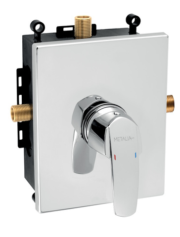 Podomítková baterie s boxem, 1 vývod