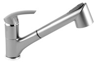 METALIA Dřezová teleskopická baterie, šedá