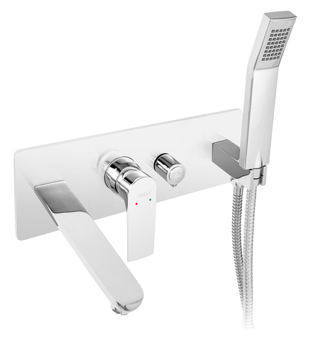 Vanová nástěnná podomítková baterie ALGEO SQUARE chrom