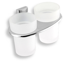 Dvojitý držák kartáčků a pasty sklo Novatorre 12