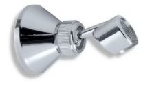 Držák sprchy kloubový plastový chrom