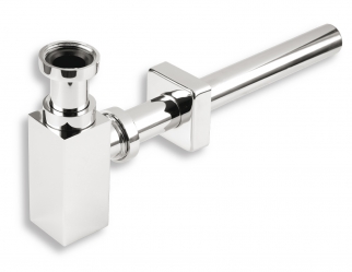 Sifon umyvadlový hranatý celokovový 5/4"x32, chrom