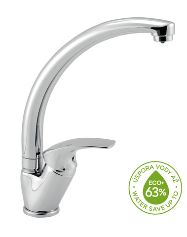 Stojánková dřezová baterie METALIA ECO + Sink mixer