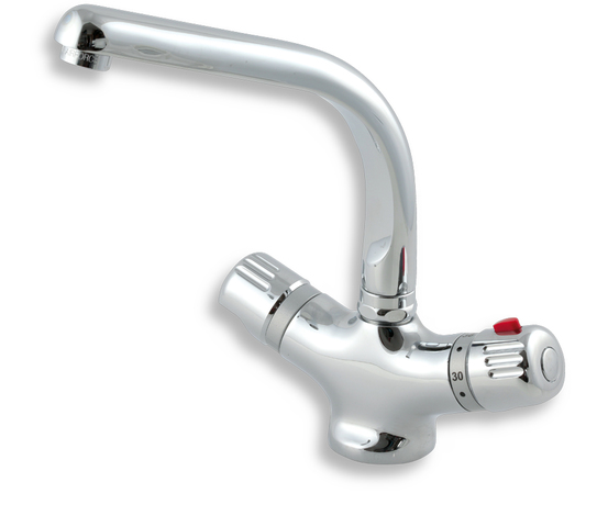 Dřezová baterie termostatická Aquamat chrom - 2613,0