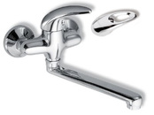 Umyvadlová dřezová baterie 100 mm Metalia 55 chrom - 55177,0