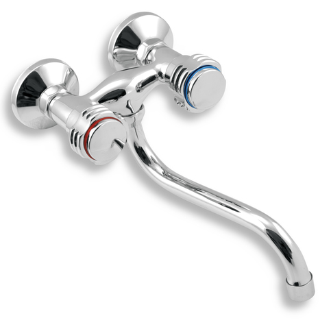 Dřezová umyvadlová baterie 100 mm Retro I chrom - 99074/T,0