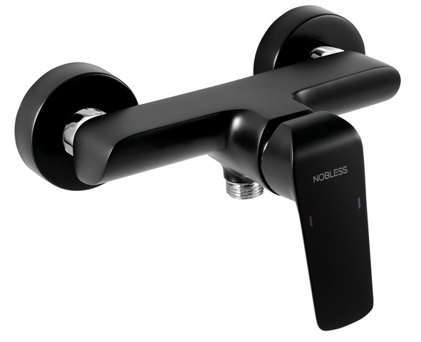 Sprchová baterie bez příslušenství 150 mm Nobless Tina černá - 38061/1,5