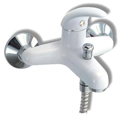 Vanová baterie bez sprchy 150 mm Metalia 55 bílá-chrom - 55020/1,1