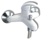 Vanová baterie bez sprchy 150 mm Metalia 55 bílá-chrom - 55020/1,1