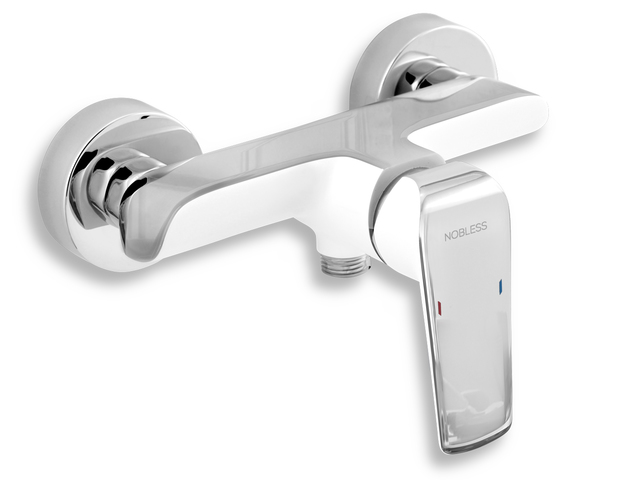 Sprchová baterie bez příslušenství Nobless Tina bílá/chrom - 38061/1,1