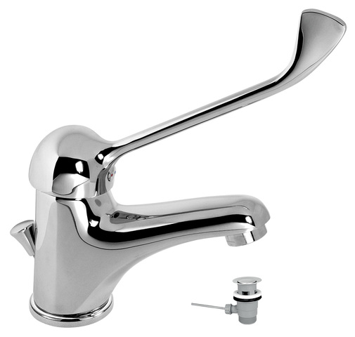 Umyvadlová baterie bez výpusti lékařská Metalia 55 chrom - 55001/1L,0