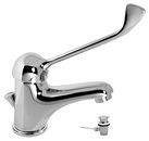 Umyvadlová baterie bez výpusti lékařská Metalia 55 chrom - 55001/1L,0