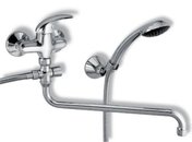 Vanová paneláková baterie 150 mm Metalia 55 chrom -lék páka - 55071,0L