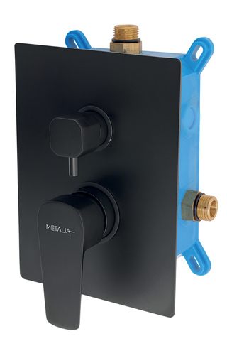 Podomítková baterie s boxem 2 vývody, METALIA 58 - BOX58051R,5