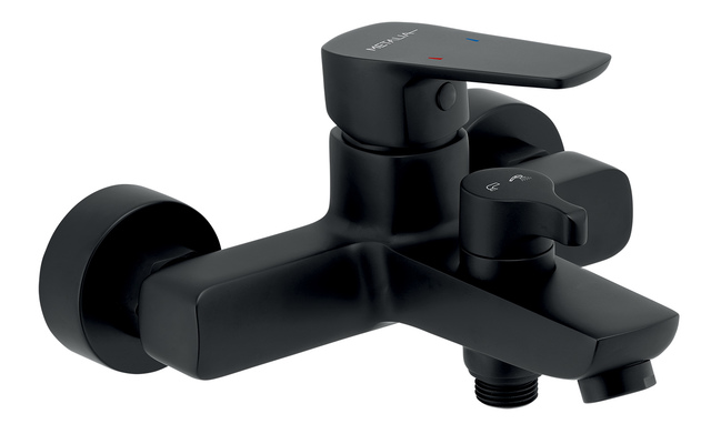 Vanová baterie bez příslušenství 150 mm METALIA 58, černá - 58020/1,5