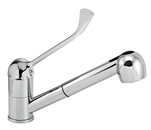 Dřezová teleskopická baterie lékařská páka Titania Lux chrom - 91081L,0