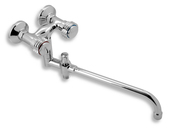 Paneláková baterie bez příslušenství 100 mm Retro I chrom - 99037/1,0