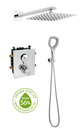 Sprchová sada podomítková termostatická ECO+ chrom - SADAECO52RT